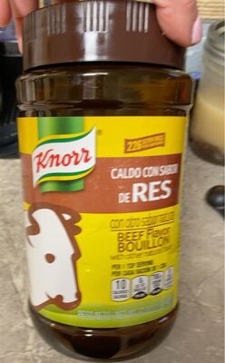 Caldo con sabor de res