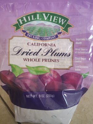 California Dried Plums Whole Prunes