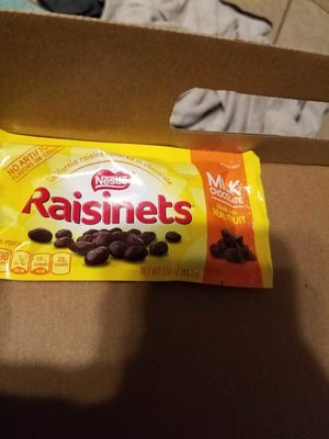 California raisins covered in chocolate