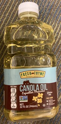 Canola Oil - Expeller Pressed