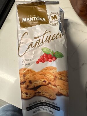 Cantucci - Biscotti With Cranberries
