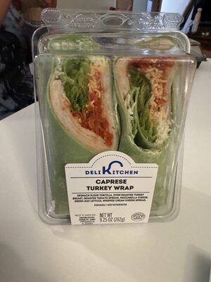 Caprese Turkey Wrap
