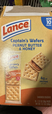 Captain's Wafers Peanut Butter & Honey