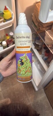 caramel apple whipped dairy topping
