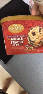 Caramel Brownie Moose Tracks Ice Cream