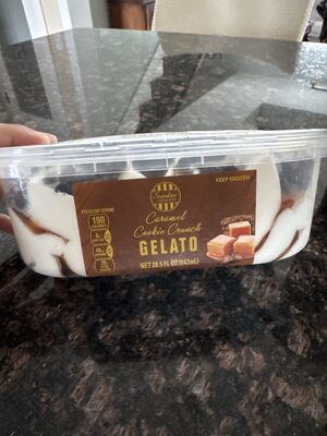 Caramel Cookie Crunch Gelato