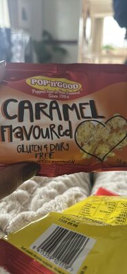 CARAMEL flavoured GLUTEN & DAIRY FREE POPPED POPCORN