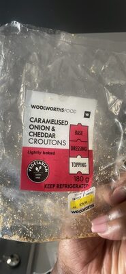 Caramelised Onion & Cheddar Croutons