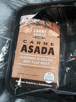 Carne Asada (Seasoned Boneless Beef Flap Meat)