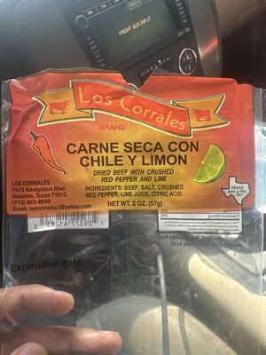 Carne Seca Con Chile Y Limon