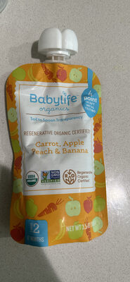 Carrot, Apple Peach & Banana