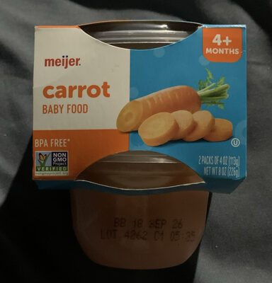 Carrot Baby Food