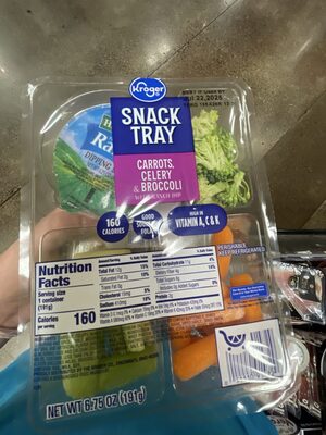 Carrot Celery And Broccoli Tray+ Ranch