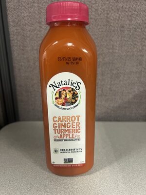 Carrot Ginger Tumeric Apple Juice
