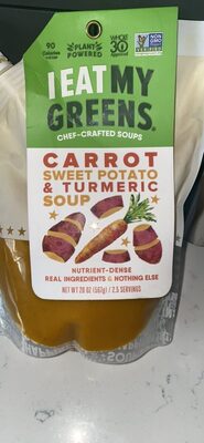 Carrot Sweet Potato & Turmeric Soup