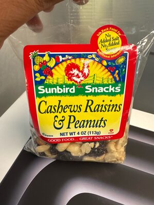 Cashews Raisins & Peanuts