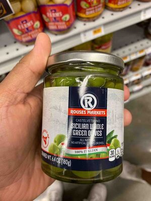 Castelvetrano Sicilian Whole Green Olives