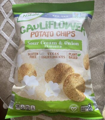 Cauliflower potato chips