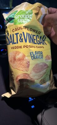 Cauliflower Salt & Vinegar Veggie Potato Chips