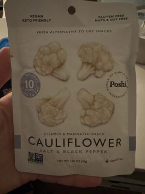 Cauliflower with Salt & Black Pepper