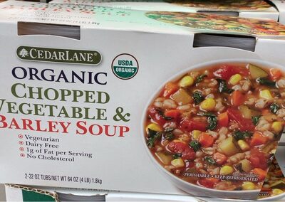 CedarLane Organic Chopped Vegetable and Barley Soup