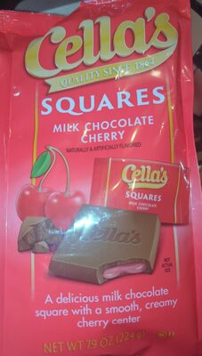 Cella's Milk Chocolate Cherry Squares
