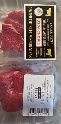 Center Cut Filet Mignon Steak