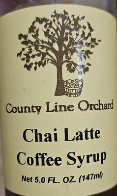 Chai Latte Coffee Syrup