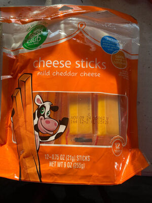 Cheddar cheese sticks