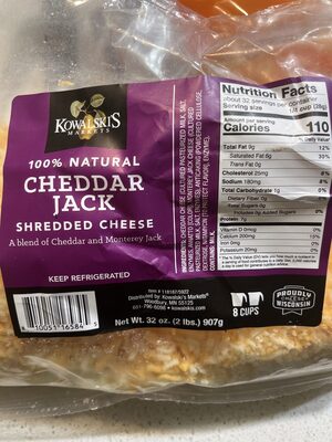 Cheddar Jack Shredded Cheese