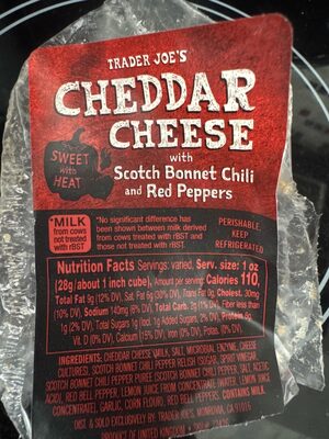 Cheddar With Scotch Bonnet Chili