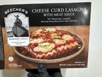 Cheese Curd Lasagna with Meat Sauce