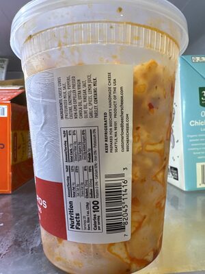 Cheese curds, marinated peppers