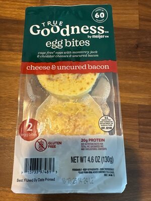 Cheese & Uncured Bacon Egg Bites