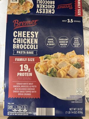 Cheesy Chicken Broccoli Pasta Bake