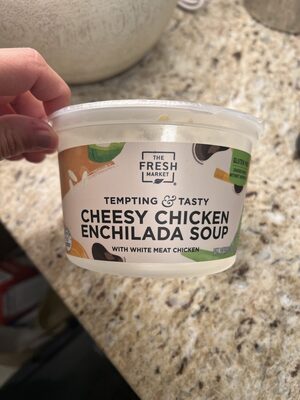 Cheesy Chicken Enchilada Soup