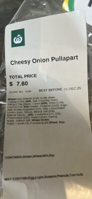 Cheesy Onion Pullapart