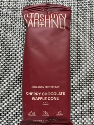 Cherry Chocolate Waffle Cone Protein Bat