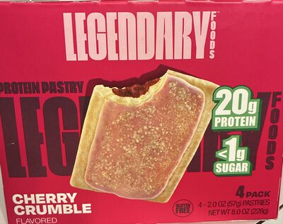 Cherry Crumble Protein Pastry