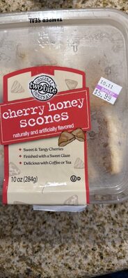 cherry honey scones