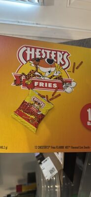 CHESTER'S Fries FLAMIN' HOT Flavored Corn Snacks