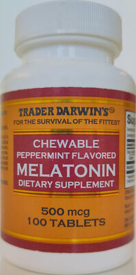 Chewable Peppermint Flavored Melatonin