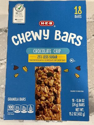 Chewy Bars, Chocolate Chip