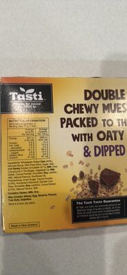 Chewy Muesli Squares Double Choc