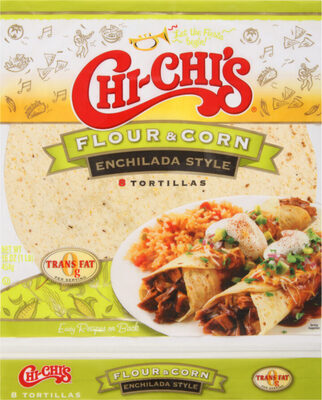 Chi chi's flour & corn enchilada style tortillas
