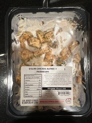 Chicken Alfredo Parmesan