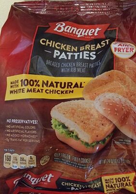 CHICKEN BREAST PATTIES