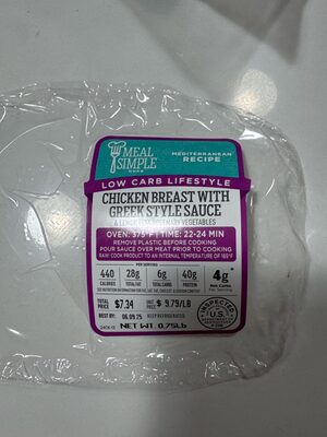 Chicken Breast with Greek Style Sauce