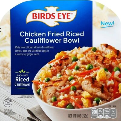 Chicken fried riced cauliflower white meat chicken