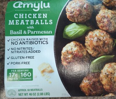 Chicken Meatballs With Basil And Parmesan
